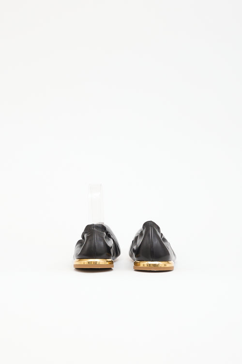 Dries Van Noten Leather Pointed Ballet Flat