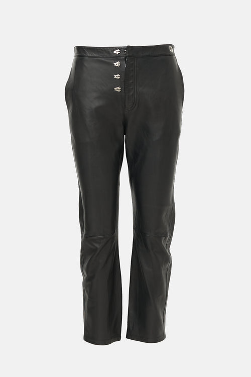Celine SS 2017 Leather Pant