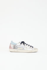 Golden Goose Metallic Leather Super Star Sneaker