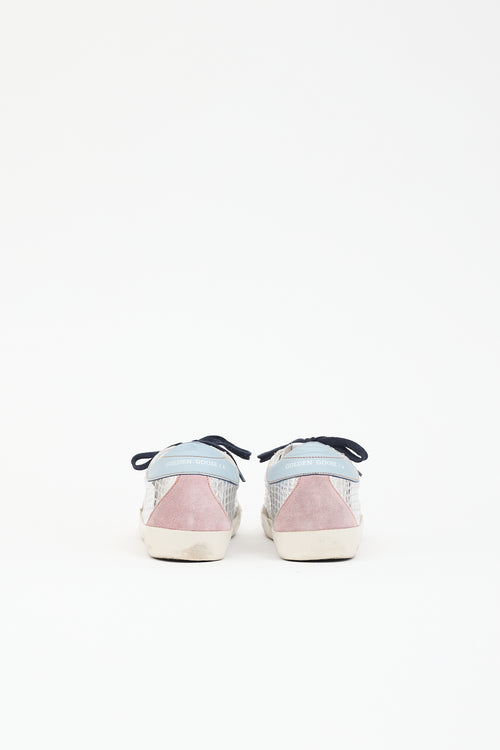 Golden Goose Metallic Leather Super Star Sneaker