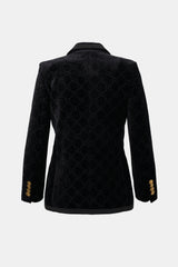 Gucci 2018 Velvet GG Monogram Blazer