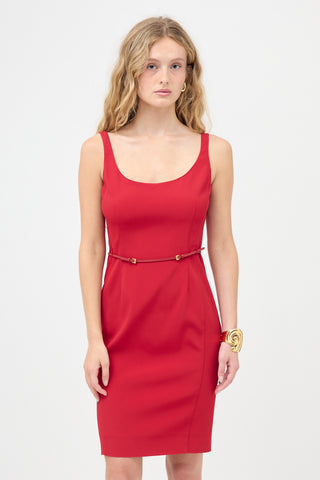 Prada Vintage Belted Dress