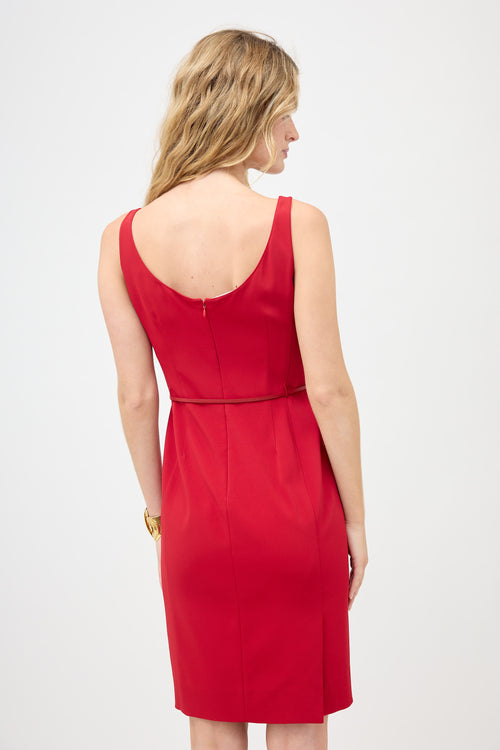 Prada Vintage Belted Dress