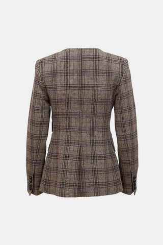 Smythe Wool Checked Blazer
