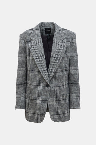 Smythe Wool Checked Blazer