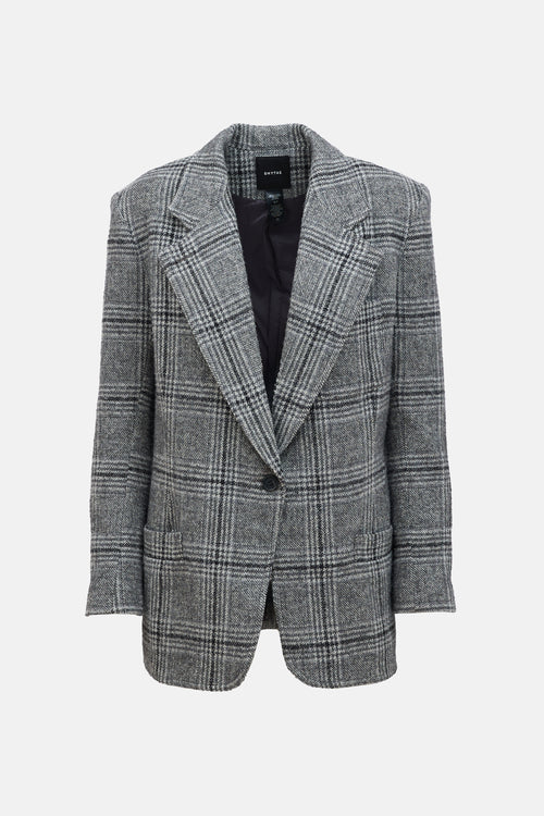 Smythe Wool Checked Blazer