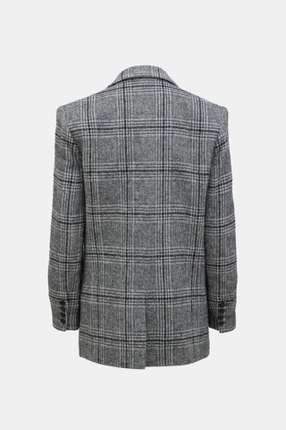 Smythe Wool Checked Blazer