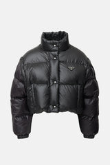 Prada Down Cropped Puffer Jacket