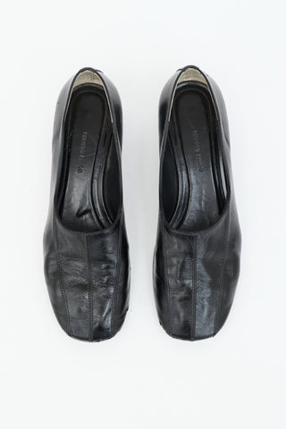 Phoebe Philo Leather Club Slipper Flat