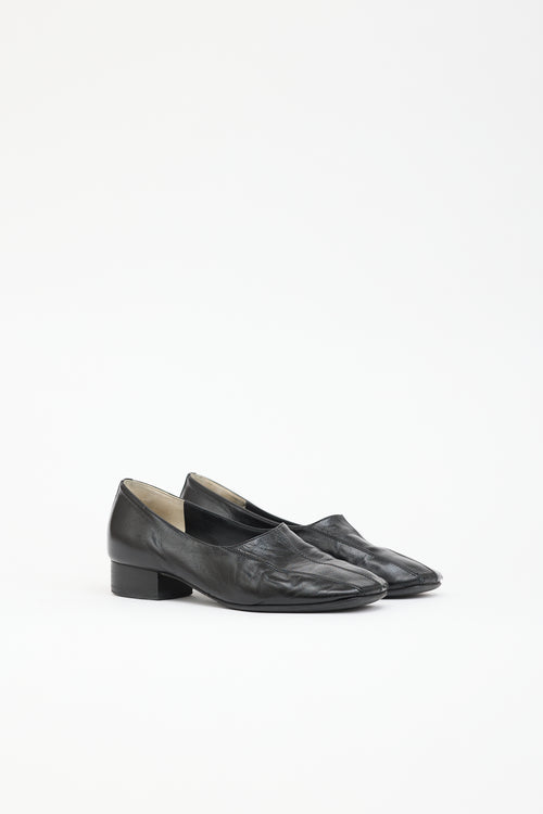 Phoebe Philo Leather Club Slipper Flat