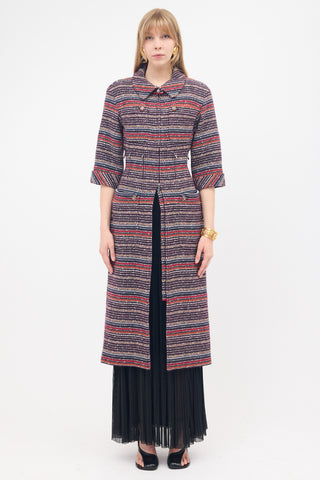 Chanel FW 2014 Wool Tweed Coat