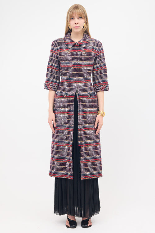 Chanel FW 2014 Wool Tweed Coat