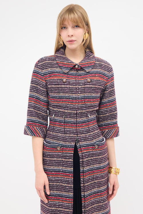 Chanel FW 2014 Wool Tweed Coat