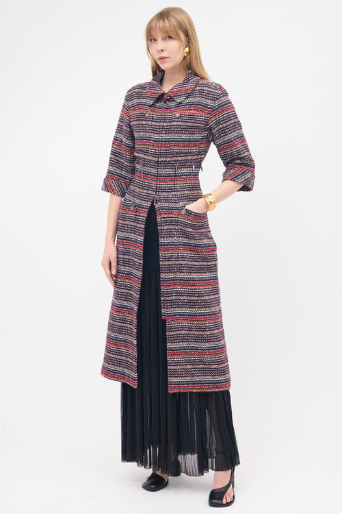 Chanel FW 2014 Wool Tweed Coat