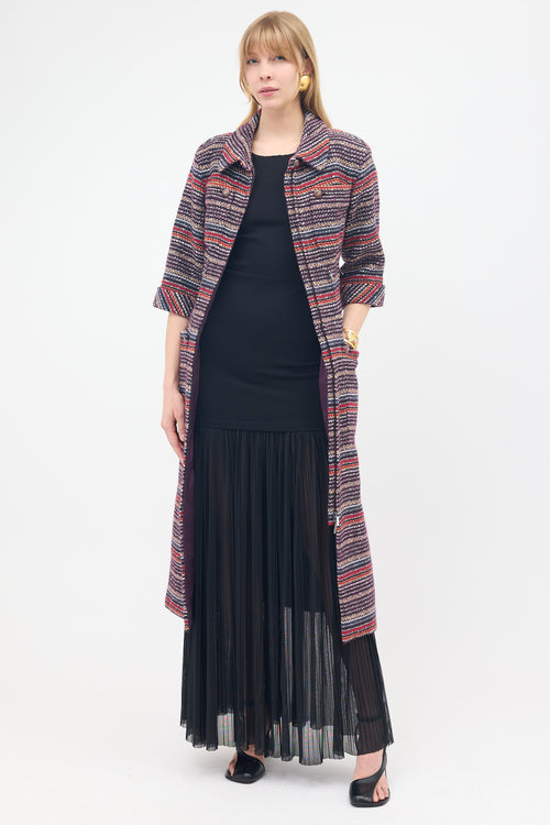 Chanel FW 2014 Wool Tweed Coat