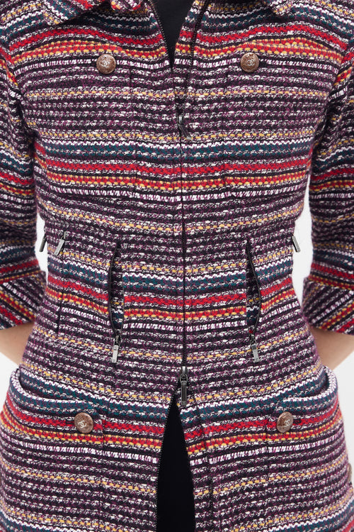Chanel FW 2014 Wool Tweed Coat