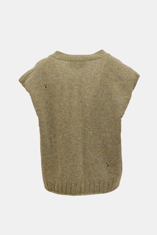 Gucci Distressed Wool Sweater Vest