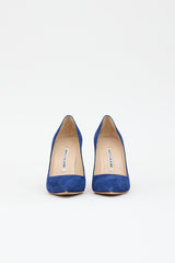 Manolo Blahnik Suede Pump