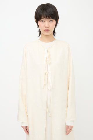 The Row Jacquard Tiel Coat