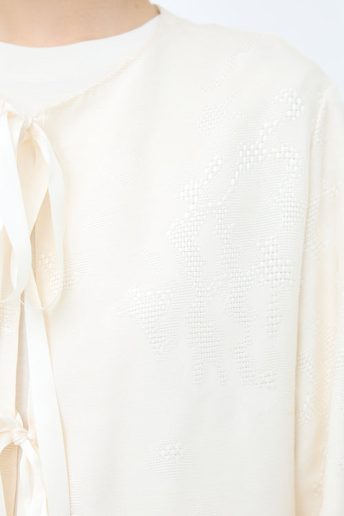 The Row Jacquard Tiel Coat