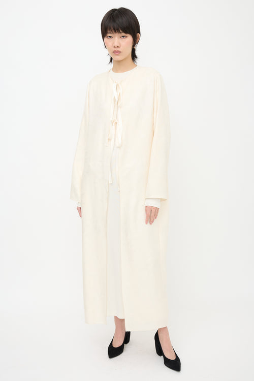 The Row Jacquard Tiel Coat