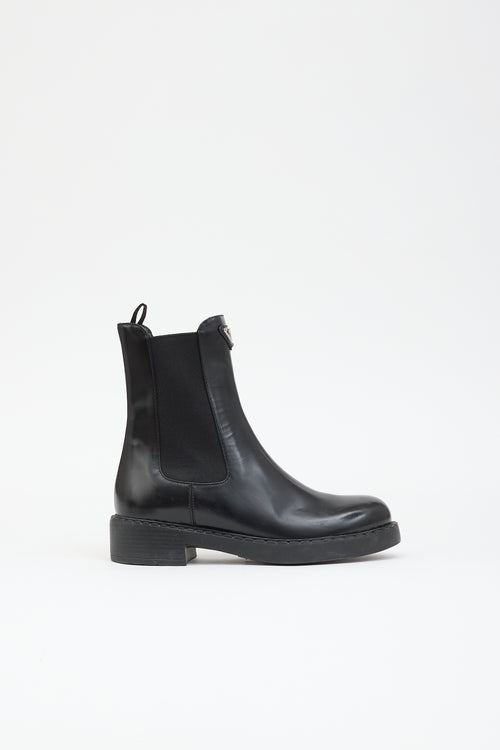 Prada Leather Chelsea Boot