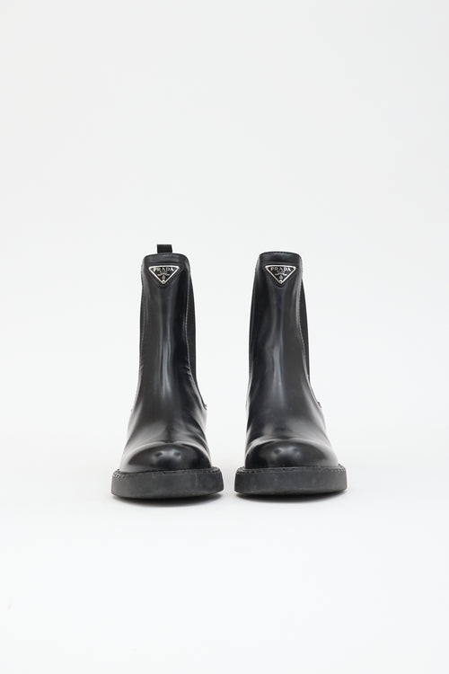 Prada Leather Chelsea Boot