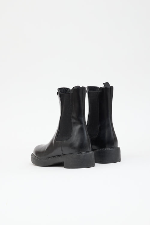 Prada Leather Chelsea Boot
