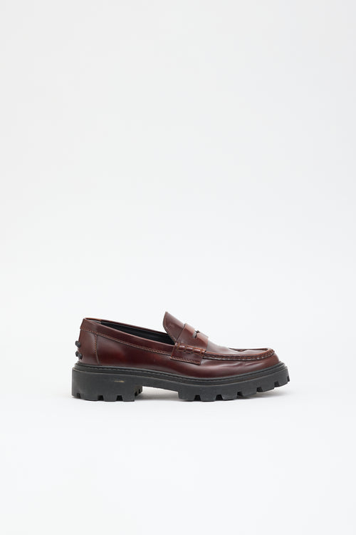 Tod's Leather Penny Loafer