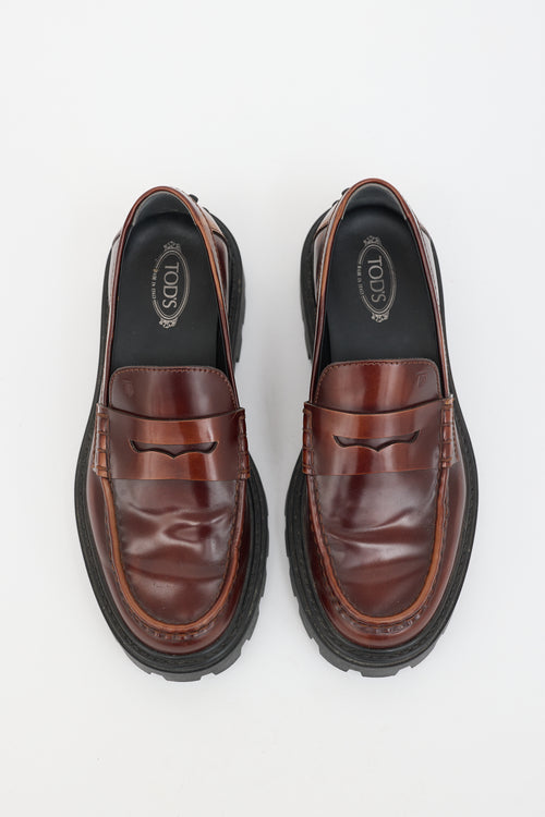 Tod's Leather Penny Loafer