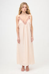 Chloé Oversized Silk & Lace Dress