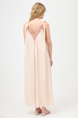 Chloé Oversized Silk & Lace Dress