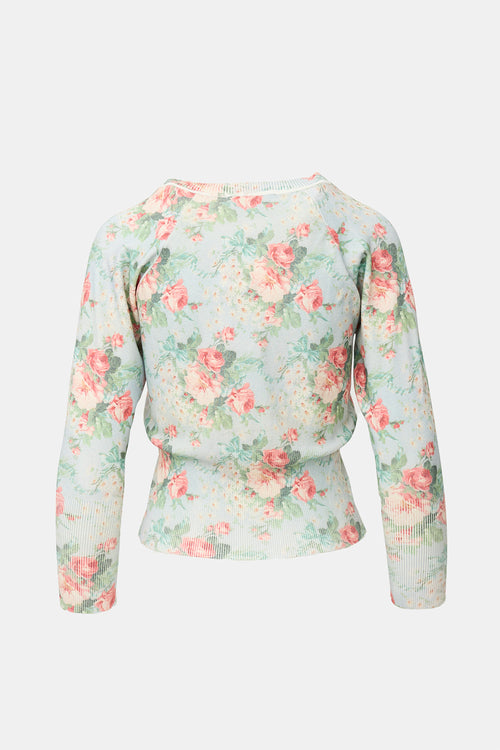 Simone Rocha Floral Cardigan