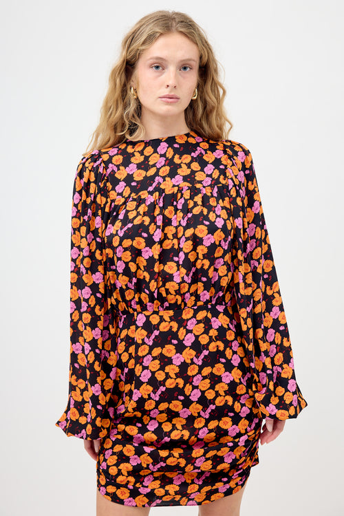 Magda Butrym Silk Floral Dress