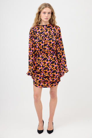 Magda Butrym Silk Floral Dress