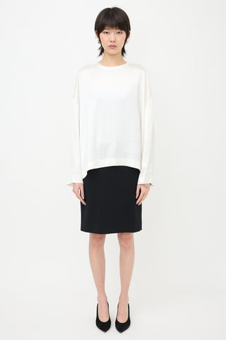 Toteme Satin Boxy Top