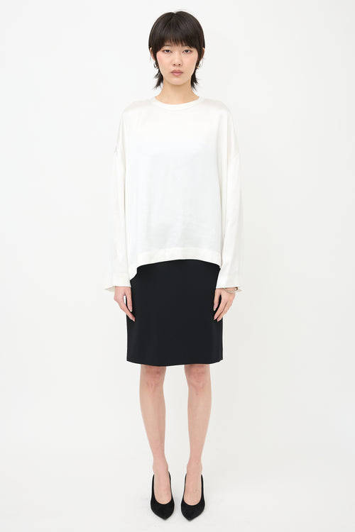 Toteme Satin Boxy Top