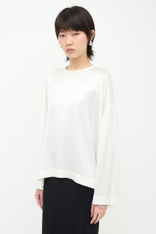 Toteme Satin Boxy Top