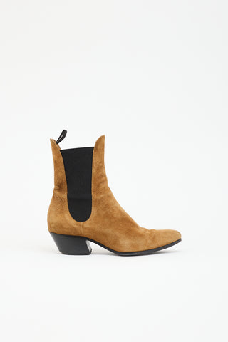 Khaite Suede Chelsea  Boot