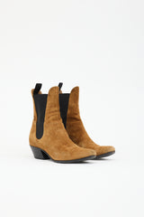 Khaite Suede Chelsea  Boot