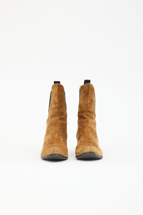 Khaite Suede Chelsea  Boot