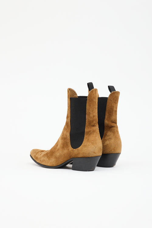 Khaite Suede Chelsea  Boot
