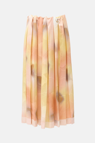 Celine SS 2018 Silk Jacquard Skirt
