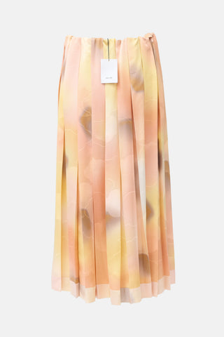 Celine SS 2018 Silk Jacquard Skirt