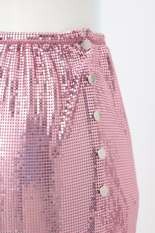 Rabanne Chainmail & Crystal Skirt