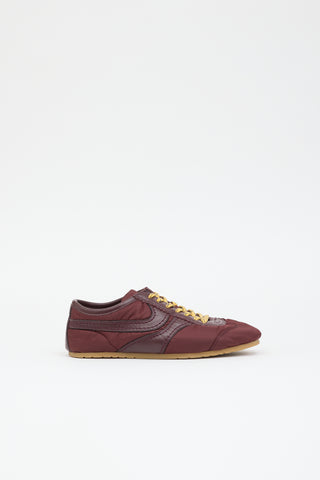 Dries Van Noten Nylon & Leather  Sneaker