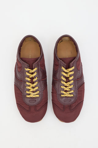 Dries Van Noten Nylon & Leather  Sneaker