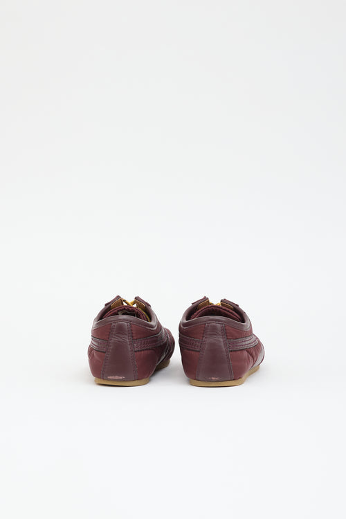 Dries Van Noten Nylon & Leather  Sneaker