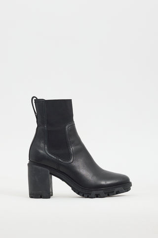 Rag & Bone Black Leather Shiloh Chelsea Boot