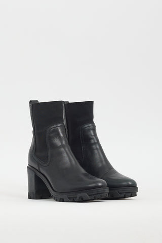 Rag & Bone Black Leather Shiloh Chelsea Boot